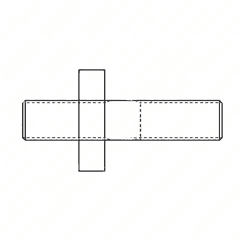 Stud M8 x 1.25 x 39 mm for S60 14L DDEC 6