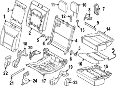 Seat Cover Cushion <br>A that replaces the original equipment back and bottom Covers of a