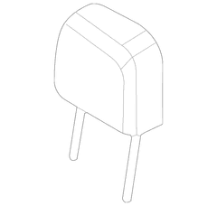 Cover And Pad Headrest - Left, Right, Rear