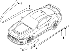 Fender Decal Sticker stripe Kit <br>A picture, design, or label that will Stick to the surface of