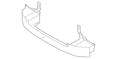 Bumper Impact Bar Reinforcement Rebar - Front