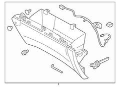 Glove Box Compartment Side - Passenger