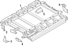 Drive Motor Battery Pack Tray Bracket - Rear
