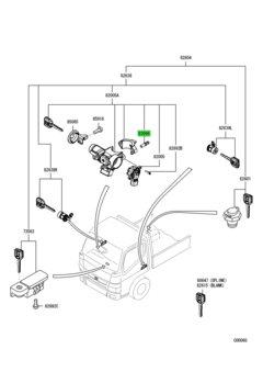 BOLT,LOCK CYLINDER 1