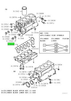 BEARING SET,CRANKSHAFT 1