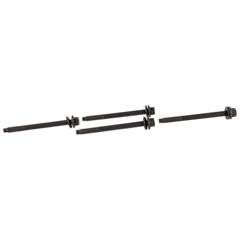 Flanged Hex Head Bolt - M6, Front
