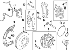 Brake Hose ABS Pressure - Right, Front