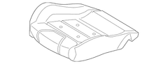 Seat Cover Cushion - Left, Front (GT, GT Feature Car)