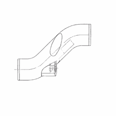 Oil Cooler Inlet Tube Assembly for S60 14L DDEC IV