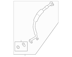 AIR CONDITIONING (A/C) Refrigerant Suction Hose Tube Pipe - 2.7L