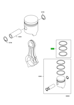 RING SET,PISTON 1