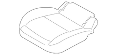Seat Cover Cushion - Left, Rear