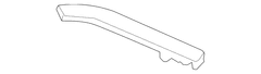 Convertible Top Seal Weatherstrip - Right (Convertible)