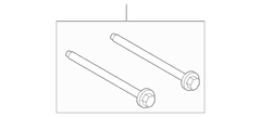 AIR CONDITIONING (A/C) Compressor Bolt Hex Head And Washer
