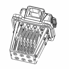 Heater Flange, Electronic, 24V, 2.8kW, OM926 EPA07