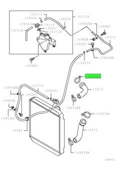 CLIP,RADIATOR PIPING 1