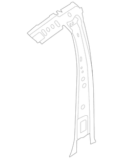 Body B-Pillar Reinforcement REINFORCED Pillar <br>Body B Corner Hinge