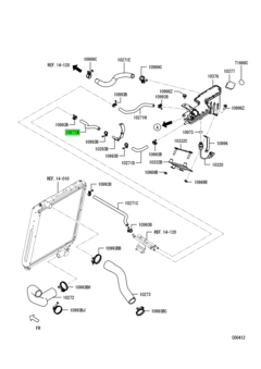 HOSE,RADIATOR CONDENSER TANK 1