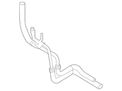 Engine Coolant Hose Tube <br>ATF Cooling Hoses carries permanent Coolant, or antifreeze, throughout the Engine, heater
