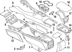 Console Panel <br>Panel used for the Closure Extension Side trim Race - Right, Front