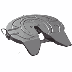 Fifth Wheel - FW35S, 60 Inch, 8.0 Inch, Left Hand