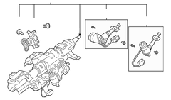 Steering Column Power Adjust 10 speed Transmission (AT)