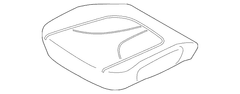 Seat Cover Cushion - Left, Front, Driver