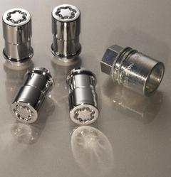 Chrome Plated Wheel Locks For Exposed Lugs