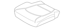 Seat Cover Carmelo Cushion CUS <br>A that replaces the original equipment back and bottom