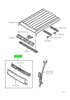 PANEL ASSY,CAB,FR 1