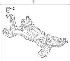 Suspension Subframe Crossmember - 2.5L