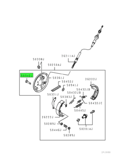 PIN,PARKING BRAKE 1