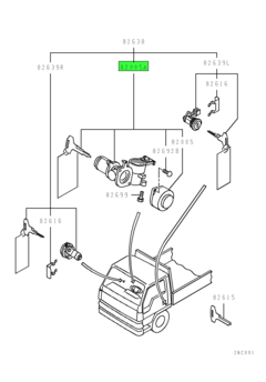 SWITCH ASSY,ENG STARTING 1