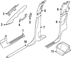 Floor Storage Compartment Insulator Sound <br>A located in the of vehicle separate from