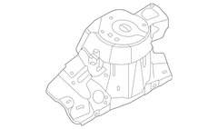 Suspension Strut Tower Fender Apron - Left, Front (TREMOR PACK)