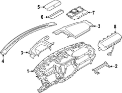 Instrument Panel Trim Cover - Right