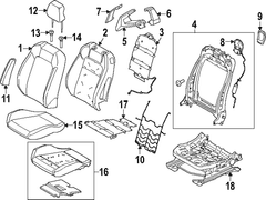 Heater Seat Element <br>Seat pad cushion SPORT (CONVERTIBLE, COUPE)