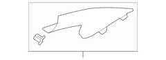 Body A-Pillar Trim Panel Windshield molding - 2.0L