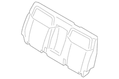 Seat Back Cushion Cover - Rear (XL)