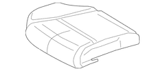 Seat Cover Cushion - Left, Front