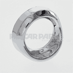 BEZEL-GAUGE PLSTC SML W/VISOR KW/PB CHR