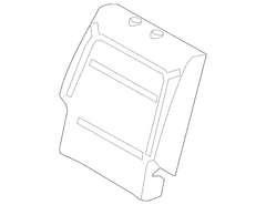 Seat Back Cushion Pad - Left, Rear