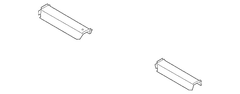 Floor Pan Crossmember - Left, Front, Upper