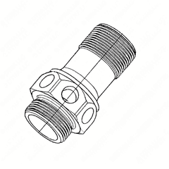 Remote Oil Filter Adapter Stud - S60M, 14L
