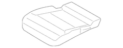 Seat Cover Cushion - Left, Rear