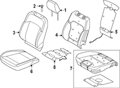 Heater Element Seat Pad <br>Seat (XLT)
