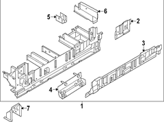 REINFORCED bracket Reinforcement - Left, Driver