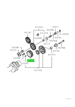 GEAR,CRANKSHAFT 1