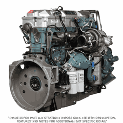 PowerChoice Engine S60 12.7L EPA04 6067MV2E/4E/5E/6E DDEC4 with Jakes