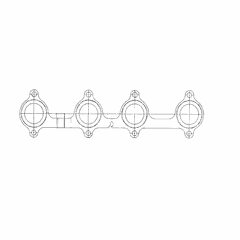 Exhaust Manifold Gasket - Steel - 8.2L